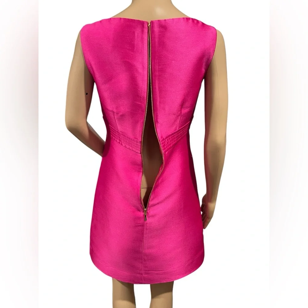 Kate Spade New York Dress Womens Origami A Line Pink Bow Size 2 - Picture 5 of 14